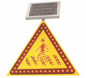 Luci lampeggianti ad energia solare per segnali di arresto segnali pedonali a LED segnali stradali digitali a 30 velocità per esterni - Product Image 4