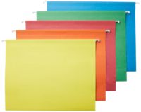 Carpeta de archivos colgantes de colores surtidos de tamaños A4/FC, sujetador de PVC personalizado, carpeta de archivos colgantes de papel, documentos de archivos a granel para el hogar y la Oficina