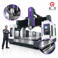 Tour vertical à colonne unique avec guidage linéaire, commande CNC et table rotative – Tour vertical CNC