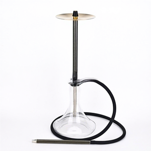 Juego Completo de Shisha Portátil de Metal en Caja de Regalo con Filtro de Vidrio Grande para Bar, KTV, Club Nocturno, Diseño Moderno con Espejo - Product Image 1