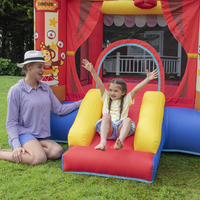 Château gonflable pour enfants Airmyfun, trampoline, toboggan avec tissu Oxford 420D+840D pour fête en intérieur, 2 personnes