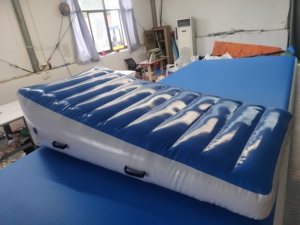 Tapis de gymnastique gonflable personnalisé pour usine, <span class=keywords><strong>Airtrack</strong></span> inclinable, ensemble de base professionnel, équipement de gym pliable et étanche - Product Image 4