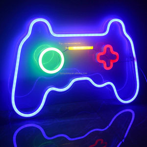<span class=keywords><strong>Lampe</strong></span> en forme de jeu pour enfants, contrôleur Playstation, néon, pour chambre à coucher, salle de jeu, Art, décoration murale - Product Image 3
