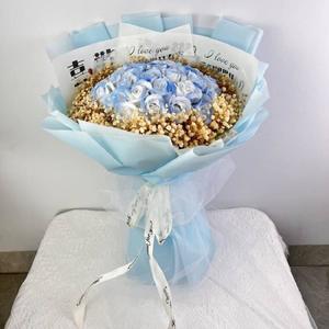 99 ramo <span class=keywords><strong>de</strong></span> flores <span class=keywords><strong>de</strong></span> jabón Rosa <span class=keywords><strong>claveles</strong></span> regalo del Día <span class=keywords><strong>DE</strong></span> LA MADRE 520 1314 ramo <span class=keywords><strong>de</strong></span> San Valentín artificial hecho a mano - Product Image 6