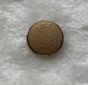 Tinh khiết tre tự nhiên quần áo Áo Jacket nút vàng bạc hợp kim kẽm snap ốc vít - Product Image 1