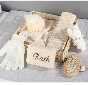 Gran oferta, toalla de oso, diadema de terciopelo <span class=keywords><strong>coral</strong></span>, juegos de regalo para ducha de baño, juego de regalo para Baño - Product Image 6