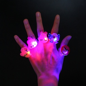 Christmas LED Ring Light up for Xmas and Halloween Parties Luminous Glow for Adults and Kids Single Item Supply - Product Image 3
