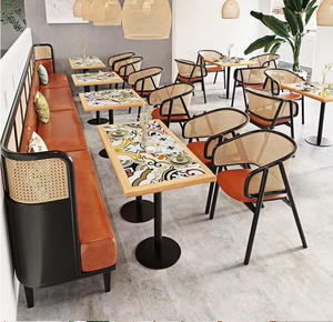 Asientos de Alta Calidad para Restaurantes Occidentales, Muebles Comerciales para Restaurantes, Cafeterías, Comedores, Conjuntos de Mesas y Sillas - Product Image 3