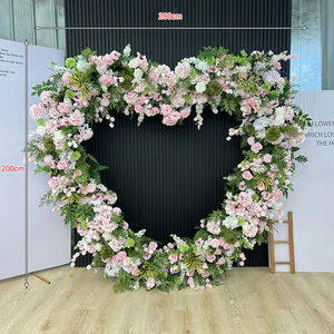 Arco Floreale Artificiale in Seta 8x8ft con Supporto, <span class=keywords><strong>Sfondo</strong></span> per Matrimoni, Feste ed Eventi, Decorazione per Corridoi - Product Image 5