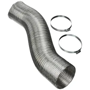 Lakeso Semi-Rigid Flexible Aluminum Duct for HVAC Ventilation