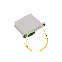 Divisor PLC de Fibra Óptica FTTH Unionfiber de Alta Calidad 1X8, Tipo de Inserción en Caja LGX con Conector SC APC/UPC