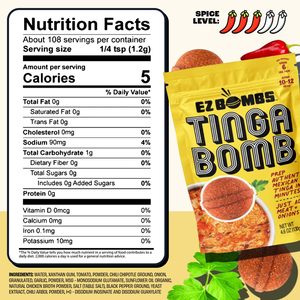 ผงปรุงรส EZ Bombs Tinga Bomb รสชิปโตเล่รมควัน แพ็ค 2 รสชาติเผ็ดร้อนจัดจ้าน เหมาะสำหรับไก่ฉีก ทาโก้ โตสต้าดัส หมัก ตุ๋น - Product Image 3