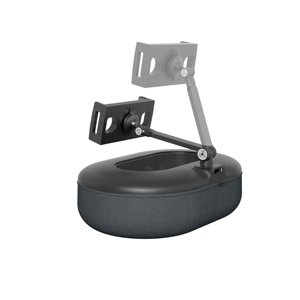 Support de bureau universel Upergo extra large en cuir et silicone pour téléphone portable et <span class=keywords><strong>tablette</strong></span>, avec coussin de dossier souple pour ordinateur portable et <span class=keywords><strong>repose</strong></span>-bras réglable pour le gaming - Product Image 4