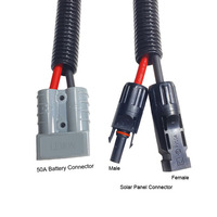 Connecteur de batterie 50A pour connecteurs solaires mâles et femelles PV, câble 4mm2