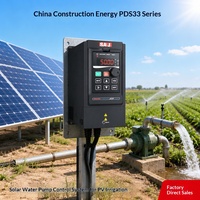 Contrôleur de pompe à eau solaire, contrôleur d'irrigation photovoltaïque PDS33-4T18R5B 185 kW MPPT, contrôle vectoriel de courant triphasé haute performance