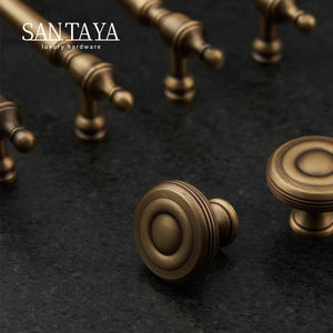 Stile francese/bronzo ottone <span class=keywords><strong>maniglie</strong></span> delle porte e manopole antico cassetto tira <span class=keywords><strong>Vintage</strong></span> armadio da cucina maniglia armadio Hardware - Product Image 1