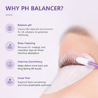 Gel équilibrant pH, Sérum équilibrant pH, Nettoyant pH sûr, Équilibrage du pH pour rehaussement de cils