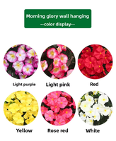 Pabrik Grosir Bunga Morning Glory Buatan 158 Tangkai, Bunga Hias Dinding, Ornamen Dalam & Luar Ruangan untuk Ruang Tamu