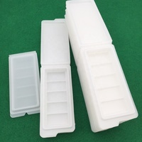 Moule pour fabrication de cire à 5 cavités, en plastique, épais, fashion, 0.6mm, lot de 10 pièces