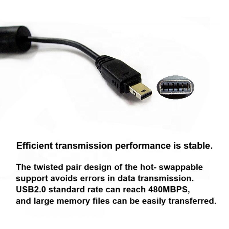 HONPNK Casio Camera Data Cable 12pin 1.5M for PS4 USB Data Charger Line Transmission Cable for PS4 Slim Pro