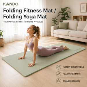 Tapis de <span class=keywords><strong>yoga</strong></span> écologique en TPE épais, portable, pliable, imperméable, antidérapant, tapis de pilates de voyage, logo personnalisé, tapis d'exercice de fitness, OEM - Product Image 1