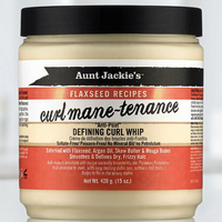 Recettes de graines de lin de tante Jackie : Crème coiffante définissante sans rinçage Curl Mane-Tenance, Commerce équitable (15 oz / 426g) – Pour tous types de cheveux, Vente en gros à l'export