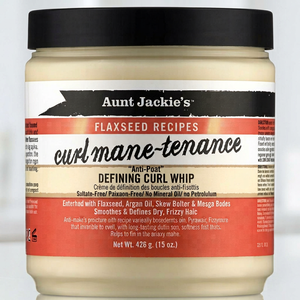 สูตรเมล็ดแฟลกซ์ของป้าแจ็กกี้ Curl Mane-Tenance Defining Whip Leave-On Fair Trade (15 ออนซ์ / 426 กรัม) สำหรับทุกสภาพผม ส่งออกขายส่ง - Product Image 1