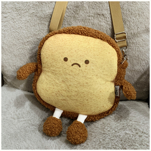 Fabricant de sacs à pain en fourrure Toast Custom Plush Toy Cute Designer Plush Bag - Product Image 2