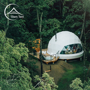 Tente transparente de dôme d'igloo de glamping de camp de globe de PVC pour l'hôtel ou le petit événement - Product Image 1