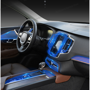 TPU Interno di Automobile gear Autoadesivo Pellicola di schermo di navigazione gps cruscotto di Controllo Centrale per <span class=keywords><strong>Volvo</strong></span> V90 2017 2018 2019 2020 - Product Image 2