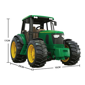 Avec son et lumière 1:16 <span class=keywords><strong>gros</strong></span> tracteurs à friction <span class=keywords><strong>en</strong></span> plastique pour enfants - Product Image 5