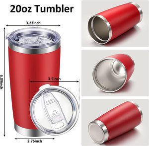 Factory Wholesale Custom Logo 17oz 500ml Glass Insulated Powder Coated Gradient Color American Style Car Travel Water - Product Image 5