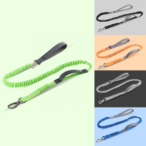Nouveau Design Chien Laisse Double <span class=keywords><strong>Way</strong></span> Poignée Élastique Corde Élastique Confortable Doux Rembourré Poignée Pet Chien Laisse - Product Image 1