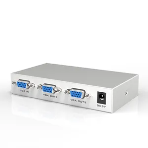 150Mhz Vga Splitter 1 In 2 Uit, MT-VIKI 1X2 1 Computer 2 Monitor + Voedingsadapter Vga Splitter