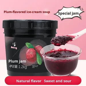 Mermelada de Arándanos Dunhuang 1.2kg, Pulpa de Fruta con Partículas de Bayas, para Té con Leche, Postres, Smoothies, Hielo Raspado, Té de Frutas, Henan 365 Días - Product Image 6