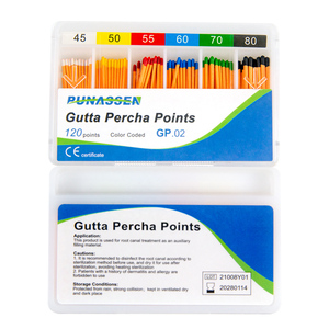 Remplissage des dents Gutta Percha Consommables Dentaires Gutta Percha Points 02 Cône - Product Image 2