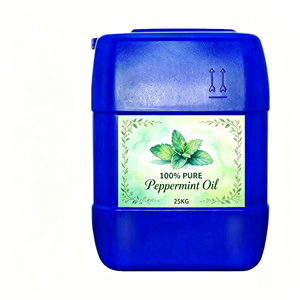 น้ำมันหอมระเหยเปปเปอร์มิ้นต์บริสุทธิ์ 100% 25 กก. ไม่ผสมเจือจาง กลั่นด้วยไอน้ำ เหมาะสำหรับทุกสภาพผิว - Product Image 1