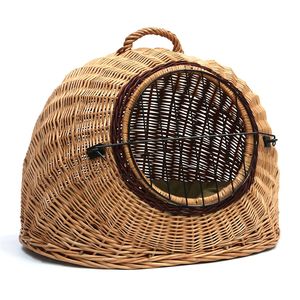Customize rattan pet <b>bed</b> natural <b>wicker</b> dog <b>cat</b> furniture handmade rattan pet house - Product Image 2
