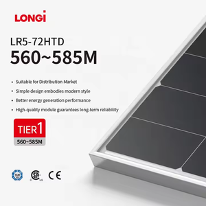 แผงโซลาร์เซลล์ Longi Solar Hi-MOX6 LR5-72HTD 560-585M ชนิด N-Type กำลังไฟ 560-585 วัตต์ ประสิทธิภาพสูง 22.6% โปร่งแสง ออร์แกนิก - Product Image 4
