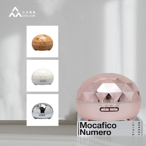 Humidificateur d'aromathérapie multicolore, design taillé en diamant, diffuseur d'huiles essentielles silencieux pour salon, bureau, <span class=keywords><strong>yoga</strong></span> - Product Image 2