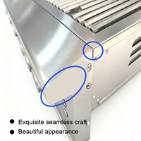 Robuste luxe haut de gamme intégré Super béton SS Propane acier inoxydable extérieur maison jardin arrière-cour gaz GPL NG barbecue gril