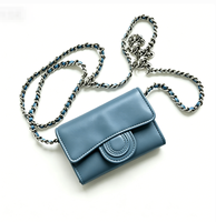 Sac à monnaie à chaîne ZL317, nouveau modèle tendance, sac à téléphone de luxe léger haut de gamme, mini sac à téléphone adorable en cuir véritable pour usage quotidien