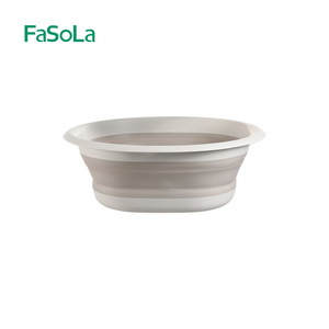 FaSoLa Foldable Washbasin Small Medium Large Portable Travel Basin For Student Dorm Baby Use - Product Image 2