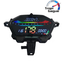 Untuk Honda Click 125 V2/v3 Click150 Versi LED Warna-warni Speedometer Digital Lengkap Tachometer Digital LED