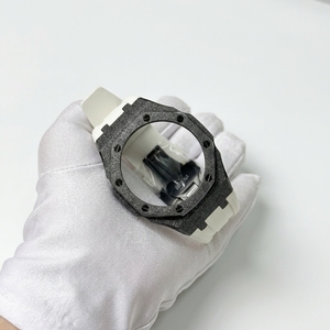 Kit de modification pour <span class=keywords><strong>Casioak</strong></span> GA2100 GA-B2100 Gen4, finition or givré, boîtier et bracelet en caoutchouc fluoré FKM - Product Image 5