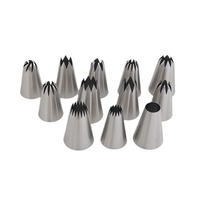 Embouts de pâtisserie en métal de qualité avec étui de rangement pour la pâtisserie professionnelle et les créations de décorations créatives en glaçage