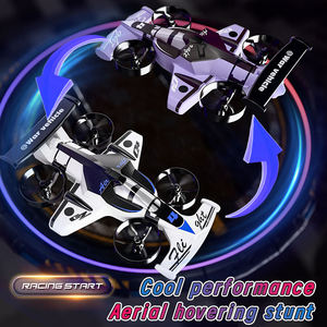 Drone télécommandé 2,4 GHz 4 canaux 2-en-1 : Voiture volante et drone RC, voiture de drift RC, avion volant – Jouets pour enfants - Product Image 5