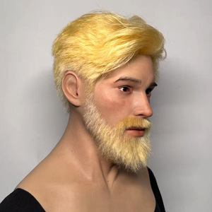 <span class=keywords><strong>Masque</strong></span> facial intégral en silicone pour Halloween et Noël, motif <span class=keywords><strong>chirurgical</strong></span> Lune, <span class=keywords><strong>masque</strong></span> effrayant de vieil homme pour fête - Product Image 6