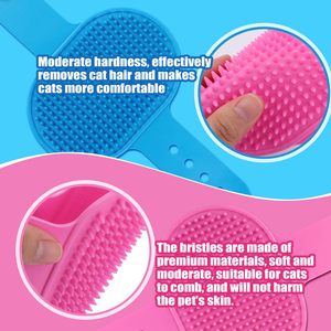 Wholesale Luxury Multi-Functional Silicone Crossover Bath Brush <strong>Pet</strong> Supplies <strong>for</strong> Cat and Dog Cleaning and Massage Bath <strong>Tools</strong> - Product Image 4