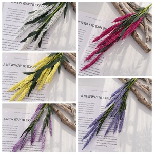 12 Fleurs artificielles en mousse PE Lavande <span class=keywords><strong>Provence</strong></span> pour décoration <span class=keywords><strong>de</strong></span> mariage, fournitures végétales, fleurs simulées, fabricant d'herbes décoratives - Product Image 4